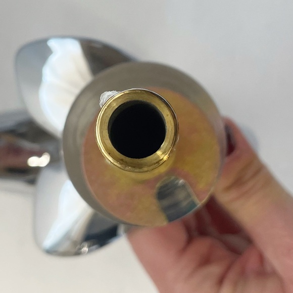 Chrome Dolphin Faucet for 3-Hole Wide Spread Deck Mount Sink READ - Picture 10 of 14